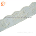 polyester narrow low price white rigid lace